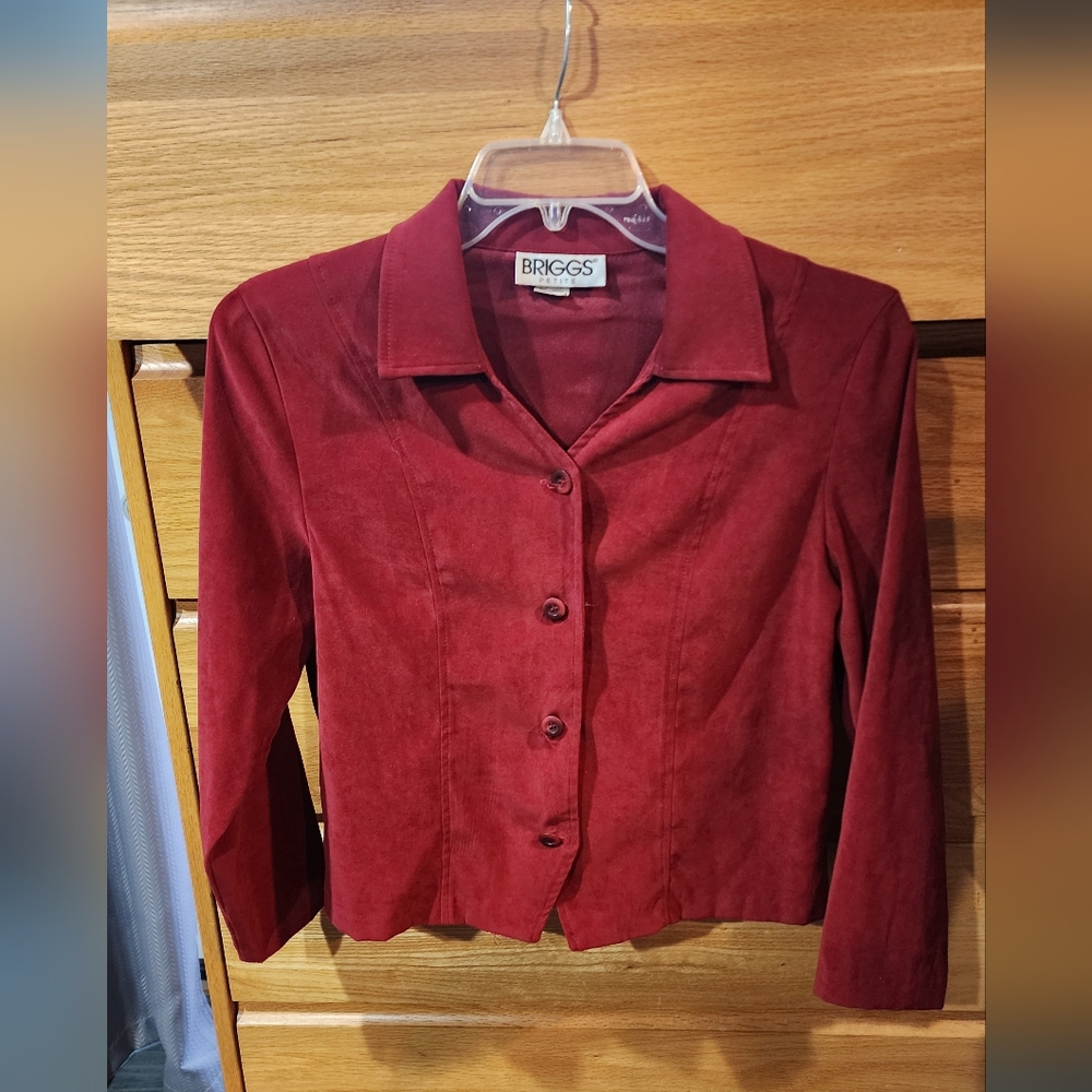 Briggs New York Women's Burgundy Blazer